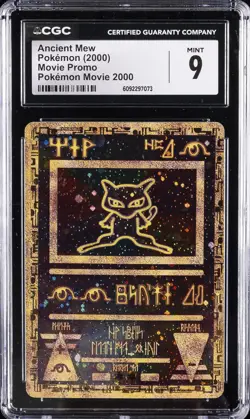 2000 POKEMON MOVIE PROMO POKEMON MOVIE 2000 ANCIENT MEW CGC 9 - Image 1