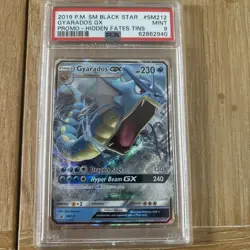 Pokemon Sun and Moon 2019 Hidden Fates Gyarados GX SM212 Promo PSA 9 English - Image 1