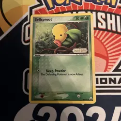 Bellsprout 49/92 EX Legend Maker Reverse Holo Pokemon Card 2006 - Image 1