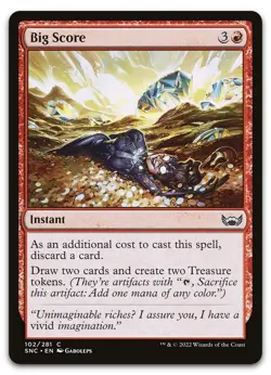 Big Score #102 (LP) Streets New Capenna SNC Magic MTG - Image 1