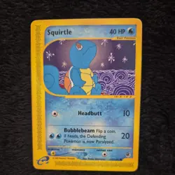LP Expedition Squirtle 132/165 Pokemon 2002 Vintage Kyoko Umemoto NonHolo - Image 1