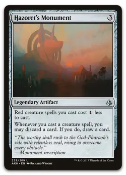 Hazoret's Monument #229 (LP) Amonkhet AKH Magic MTG - Image 1