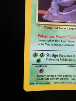 Pokemon TCG Muk 13/62 Fossil Unlimited Near Mint - Image 5