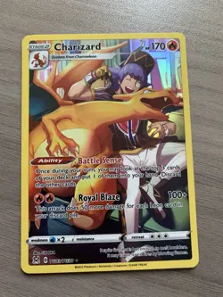 Pokemon Card Charizard Ultra Rare SWSH11: Lost Origin Trainer Gallery TG03/TG30 - Image 2