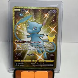 Pokemon TCG: Mew Secret Rare 25/25 Celebrations 25th Anniversary Set - Image 1