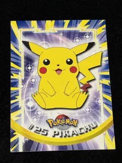 Pokemon 2000 Topps Chrome #25 Pikachu Rare Vintage - Image 1