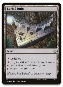 Buried Ruin #491 (LP) Jumpstart JMP Magic MTG - Image 1