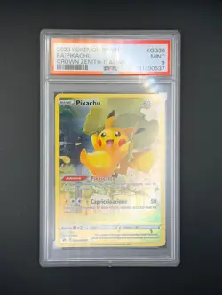 PIKACHU PSA9 Crown Zenith ITA GG30/GG70 MINT Zenith Regale 2023 SWSH Pokemon - Image 1
