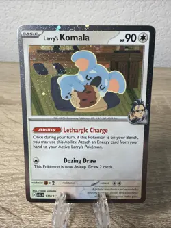 Pokemon TCG Larry’s Komala Ascended Heroes 175/217 Cosmo Holo - Image 1