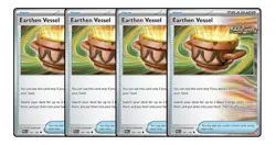 4x Earthen Vessel 163/182 Paradox Rift Pokemon TCG Playset Playable 4x - Image 1