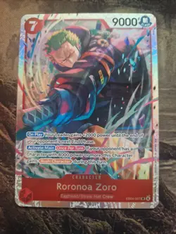 Roronoa Zoro EB04-007 SR Adventure On Kami’s Island | One Piece Card English - Image 1