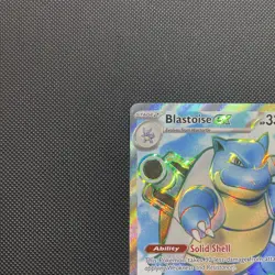 Pokemon Card | Blastoise Ex 184/165 Full Art Scarlet & Violet 151 English - Image 3