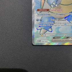 Pokemon Card | Blastoise Ex 184/165 Full Art Scarlet & Violet 151 English - Image 5
