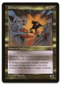 Soltari Guerrillas #272 (LP) Tempest TMP Magic MTG - Image 1