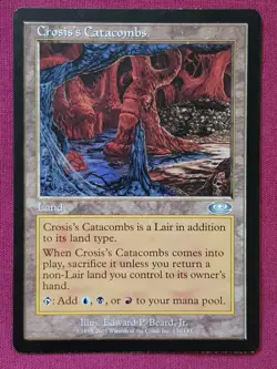 Magic The Gathering PLANESHIFT CROSIS'S CATACOMBS land card MTG - Image 1