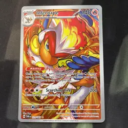 Infernape 173/167 Sv06: Twilight Masquerade Holo Pokemon Card Full Art - Image 1