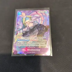 One Piece Card Game - Ms. Wednesday (EB01-034) English Alternate Art Card - Image 1