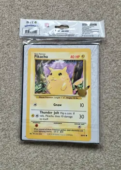 Celebrations 25th Anniversary JUMBO Card Binder + Pikachu Oversized Card NEW - Image 2