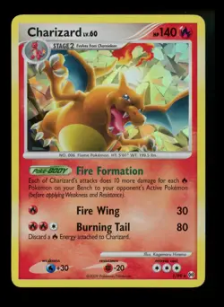 HOLOBLEED Charizard 1/99 Arceus 2009 Cracked Ice Holo Pokemon Card TCG - Image 1