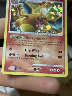 HOLOBLEED Charizard 1/99 Arceus 2009 Cracked Ice Holo Pokemon Card TCG - Image 4