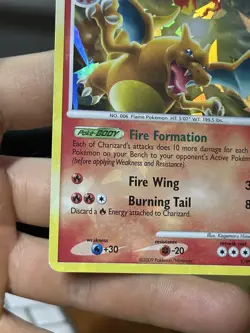 HOLOBLEED Charizard 1/99 Arceus 2009 Cracked Ice Holo Pokemon Card TCG - Image 5