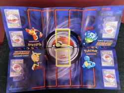 Vintage Nintendo Power Magazine Pokemon Trading Card Game Play-Mat Poster 1999 - Image 1