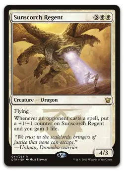 Sunscorch Regent #41 (NM) Dragons of Tarkir DTK Magic MTG - Image 1