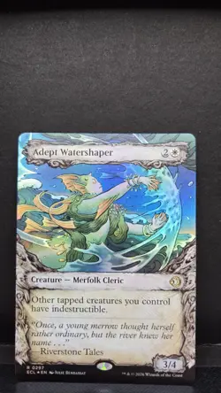 Adept Watershaper - Foil Showcase NM MTG - Image 1