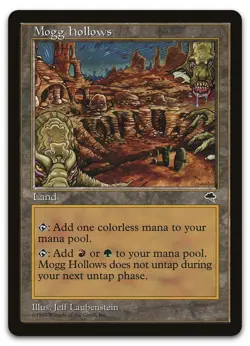 Mogg Hollows #320 (LP) Tempest TMP Magic MTG - Image 1