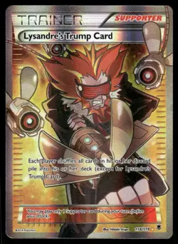Pokemon Cards Lysandre's Trump Card 118/119 Phantom Forces Rare Ultra LP - Image 1