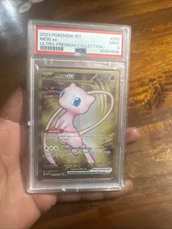 Pokemon Mew ex Gold Metal Ultra-Premium Collection CGC Psa9 Scarlet & Violet 151 - Image 1
