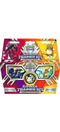 Pokemon TCG Sun Moon Trainer Kit Lycanroc Alolan Raichu New Sealed 2017 - Image 1
