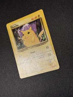 Pokemon TCG Pikachu Base Set 58/102 Regular Unlimited Common HP - Image 3