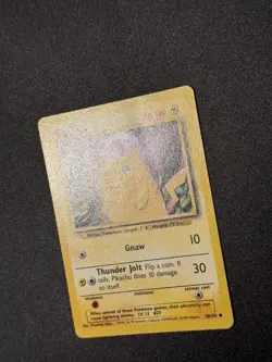 Pokemon TCG Pikachu Base Set 58/102 Regular Unlimited Common HP - Image 4