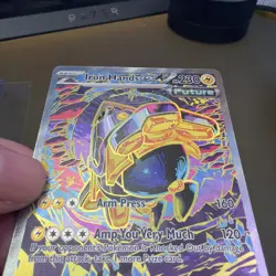 Pokemon Prismatic Evolutions - 154/131 Iron Hands ex - SIR - NM/M - Image 5