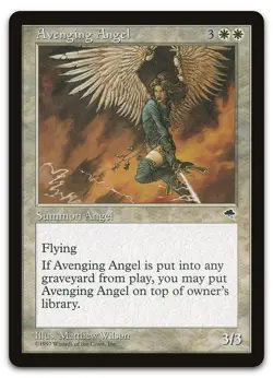 Avenging Angel #7 (LP) Tempest TMP Magic MTG - Image 1