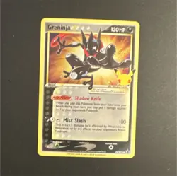 Pokemon TCG Greninja Star SWSH144 Promo Holo Basic 130 HP Mist Slash - Image 1