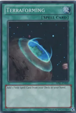 Yugioh Terraforming AP01-EN009 Super Rare LP - Image 1