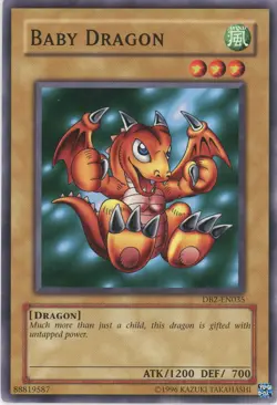 Yugioh Baby Dragon DB2-EN035 Common LP - Image 1
