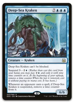 Deep-Sea Kraken #3 (LP) Mind vs Might DDS Magic MTG - Image 1