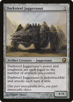 Darksteel Juggernaut #150 (MP) Scars of Mirrodin SOM Magic MTG - Image 1