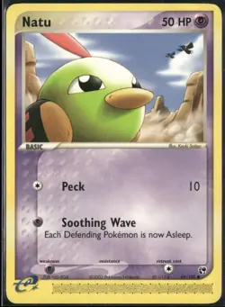 Natu 69/100 EX Sandstorm Pokemon English Card (MP) - Image 1