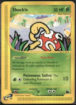 Shuckle 96/144 Skyridge Pokemon English Card (MP) - Image 1