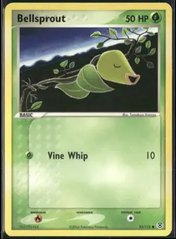 Bellsprout 53/112 EX FireRed & LeafGreen Pokemon English Card (MP) - Image 1