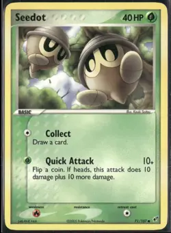 Seedot 71/107 EX Deoxys Pokemon English Card (MP) - Image 1