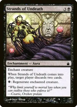 1x Strands of Undeath - NM English MTG - Ravnica - Image 1