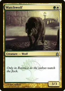 1x Watchwolf - NM English MTG - Ravnica - Image 1