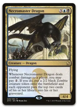 Necromaster Dragon #226 (NM) Dragons of Tarkir DTK Magic MTG - Image 1