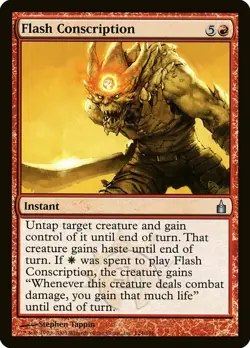 1x Flash Conscription - NM English MTG - Ravnica - Image 1