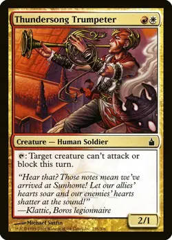 1x Thundersong Trumpeter - NM English MTG - Ravnica - Image 1